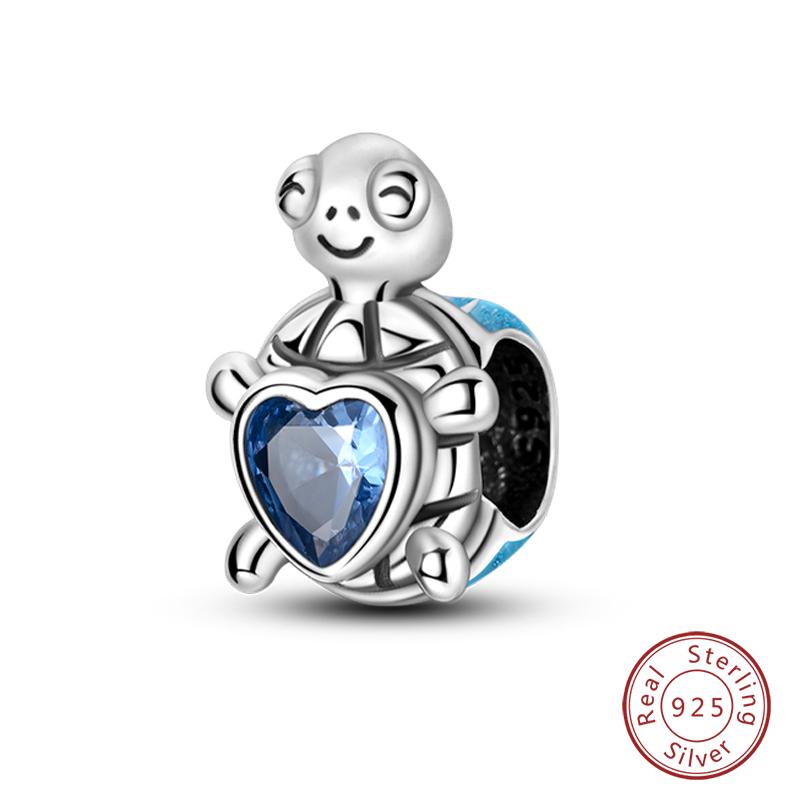 New Copper Ocean Series Mermaids Shell Charms Beads Fit Qikaola Original Bracelets Fine Birthday Diy Jewelry