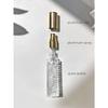 1pc 12ml Aluminum Alloy Spray Head Glass Bottle Diamond Pattern Small Perfume Atomizer Bottle