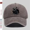 pc Colorful Cute Dog Print Baseball Cap  A Friendly Bulldog Print Sun Hat Featuring a Glossy Black Coat Studded Collar and G