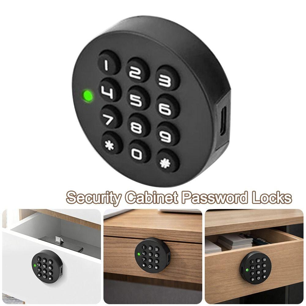 Keyless Design Security Cabinet Lock Smart Combination Code Lock Electronic Lock  Security Cabinets