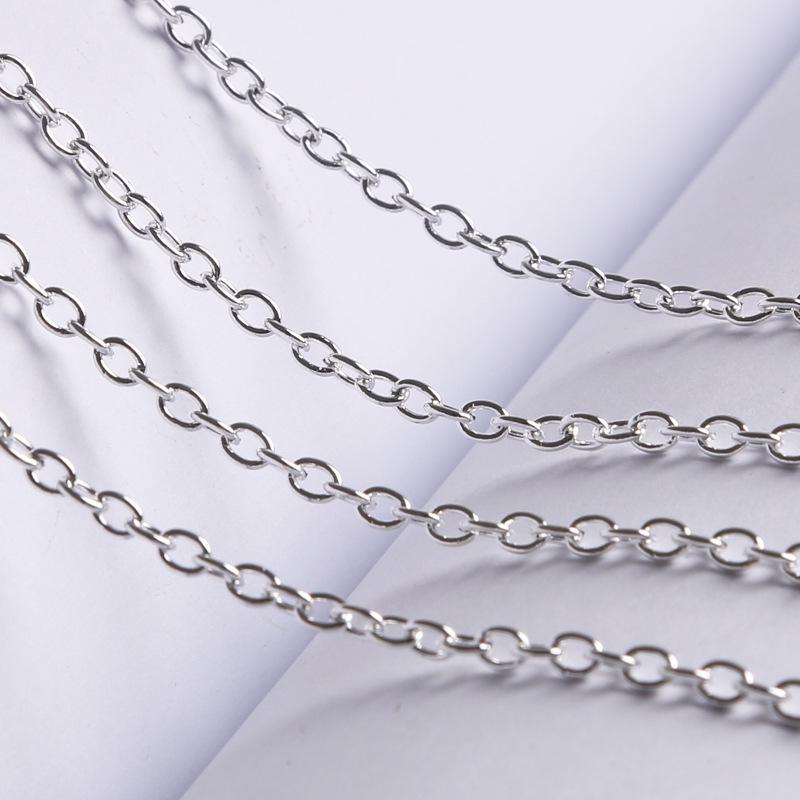 Handmade 5m Pearl Earrings DIY Accessory Chain with O-Rings and Extender
