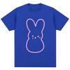 Lil Peep Emo Rabbit Girl Fun Meme Summer Mens Casual Loose Short sleeved Tshirt