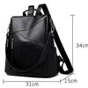 Large Capacity Women's Retro Fashion Backpack - Versatile European & American Style for Commuting