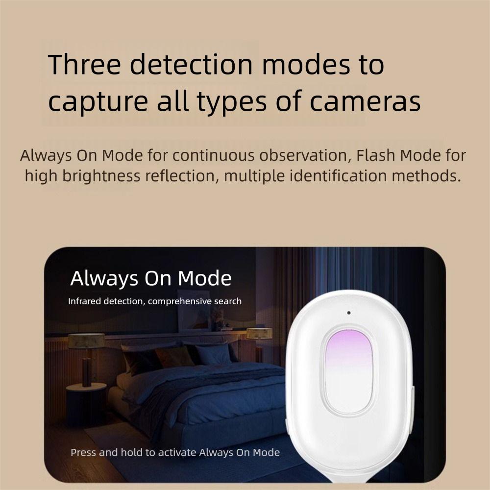 with Hanging Handle Hidden Camera Detector 3 Modes Wireless Signal Tracker Security Check