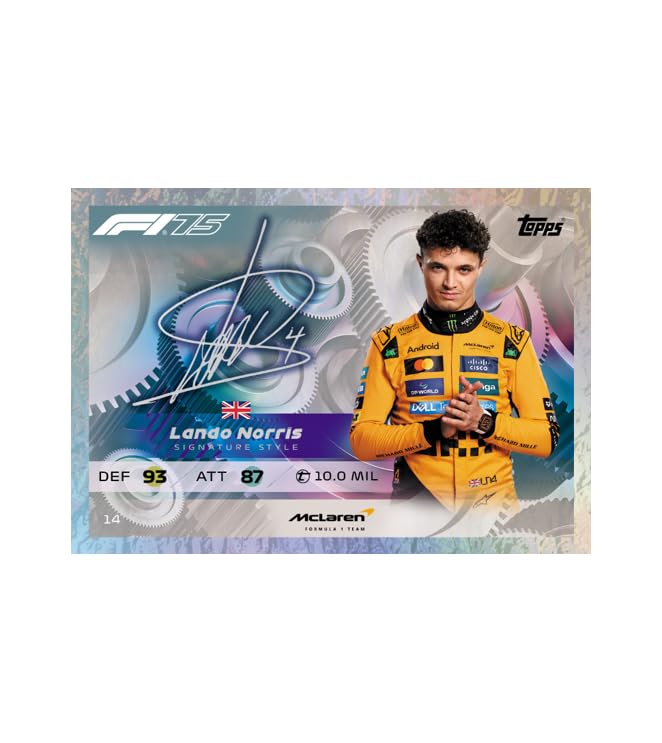 Topps Trading And COLLECTA Card Game Formula 1 2025 Big Value Pack