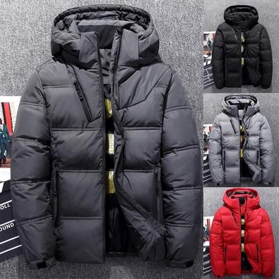 Winterjacke Herren Weiße Entendaunen Outwear Mantel Parka Warmer Mantel Veste Homme Vinter Jakke