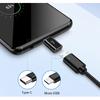 Replacement for Samsung Galaxy S22 S21 S20 S10 S8 Plus USB C Adapter (4-Pack), Micro USB To USB Type C Fast Charging Connector
