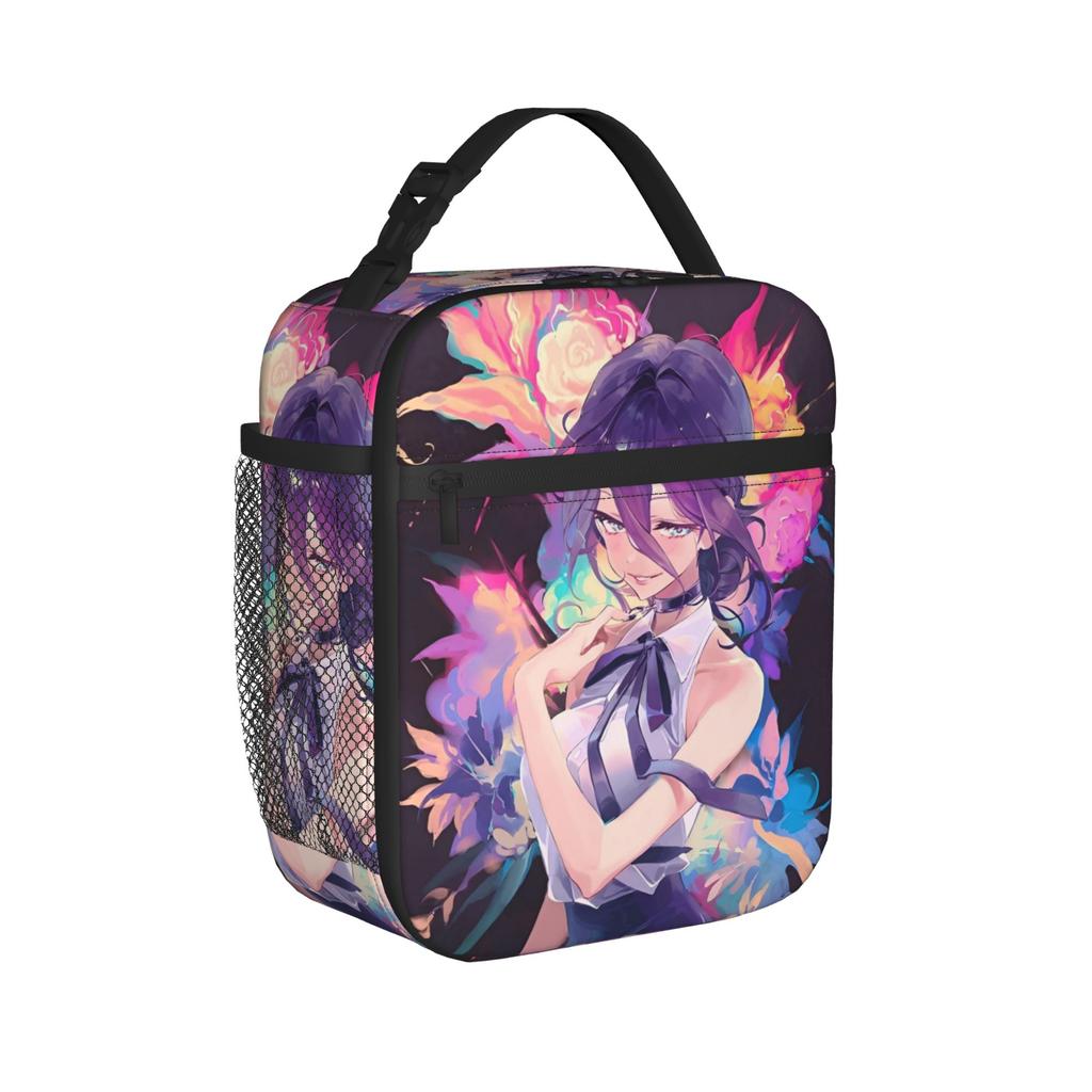 Pochita C-Chainsaws Man Heat-keeping Meal Tote High Capacity Manga Anime Reusable Thermal Bag Tote Lunch Box Work  Field Female Male
