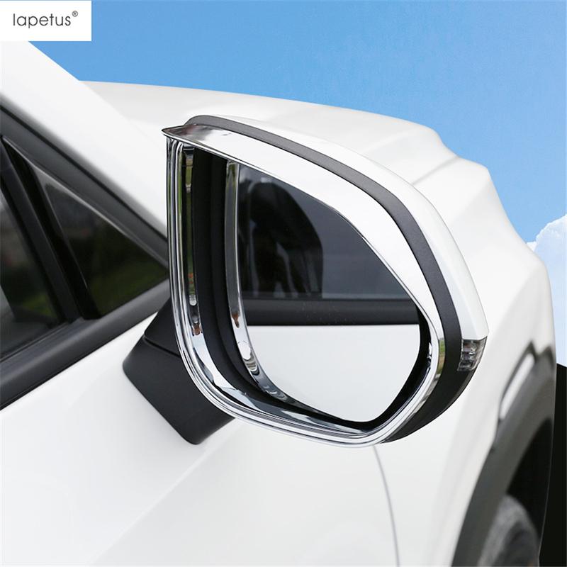Rear Window Wiper Rearview Mirror Rain Eyebrow Shade Frame Decor Cover Trim Accessories Exterior For Changan CS35 2018 -