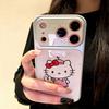 Light Pink Bow Cat Is Suitable for Apple 11promax Mobile Phone Case for Girls with High Value 11/11 High Sense 11