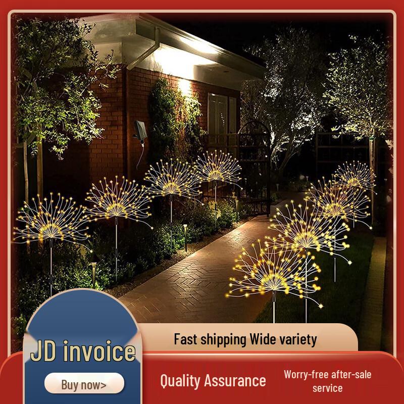 Solar LED Dandelion Firework Ground Stake Light