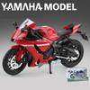1/12 YAMAHA YZF-R1 Alloy Racing Motorcycle Model Diecast Street Sports Motorcycle Model Simulation Sound Light Kids Toys Gift
