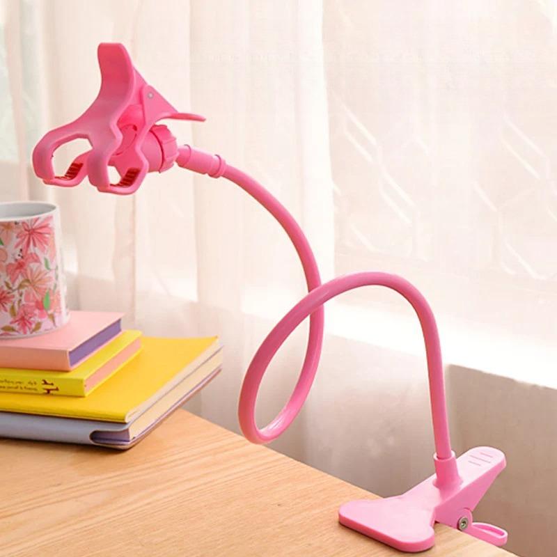 1pc Universal Adjustable Phone Holder, Flexible Gooseneck for Bed Desk Table, Hands-Free Stand for Watching & Calls