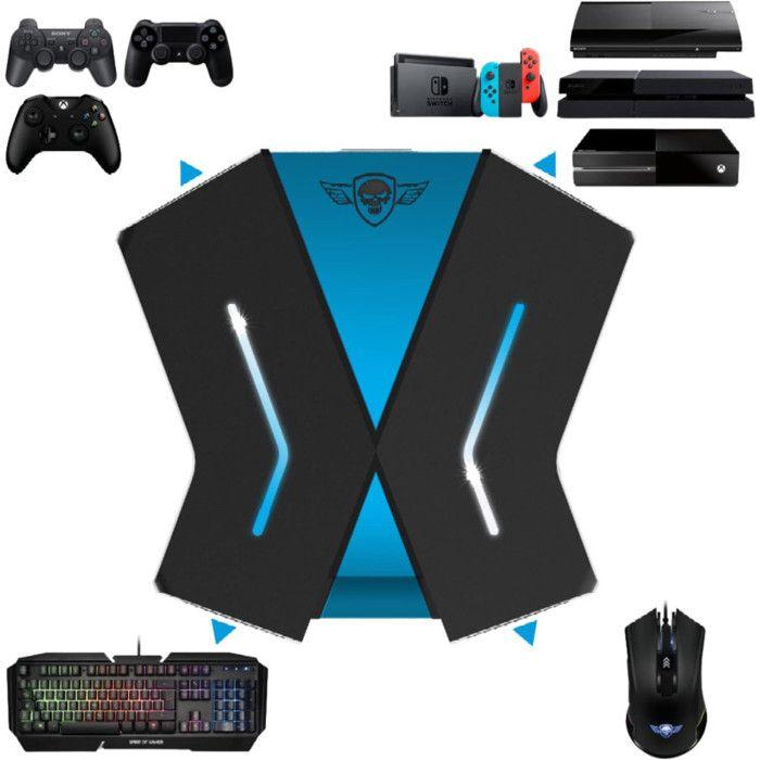 Convertisseur - SPIRIT OF GAMER - CROSSGAME - Compatible PS4/PS3/XBOX ONE/SWITCH - Noir - USB
