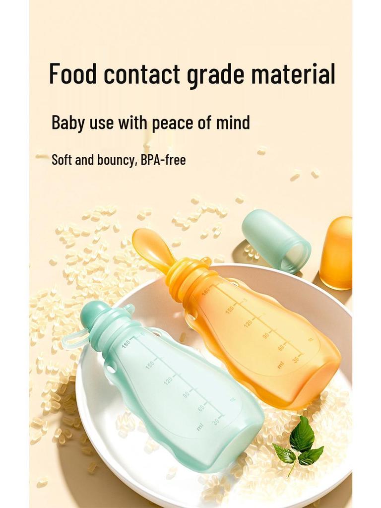 Bolsa de Silicone para Armazenamento de Comida e Leite para Bebê