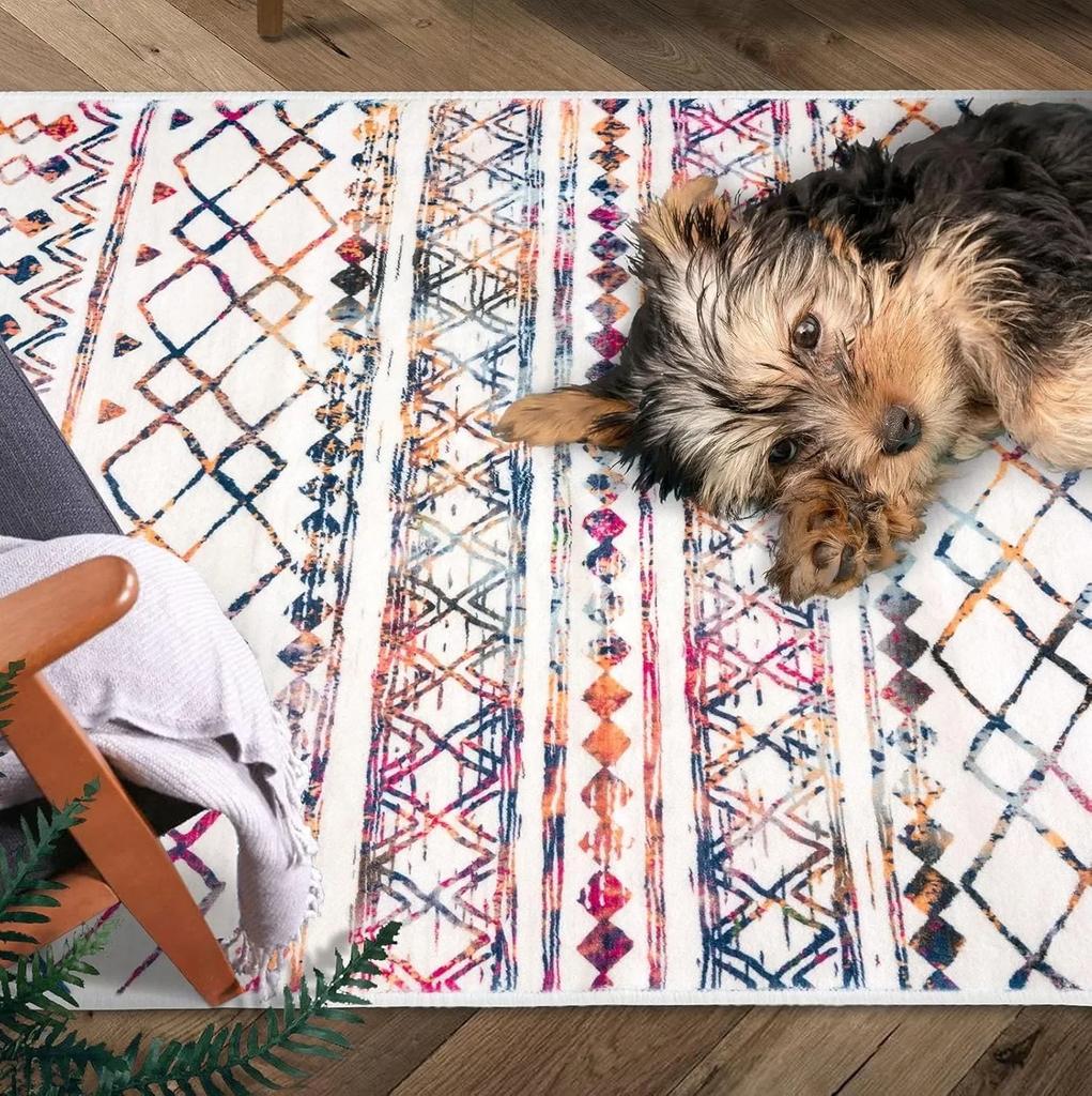 Corridor Carpet Living Room Bedroom Rug Long Strip Bedside Area Rugs Home Decoration Vintage Bohemian Ethnic Style Floor Mat