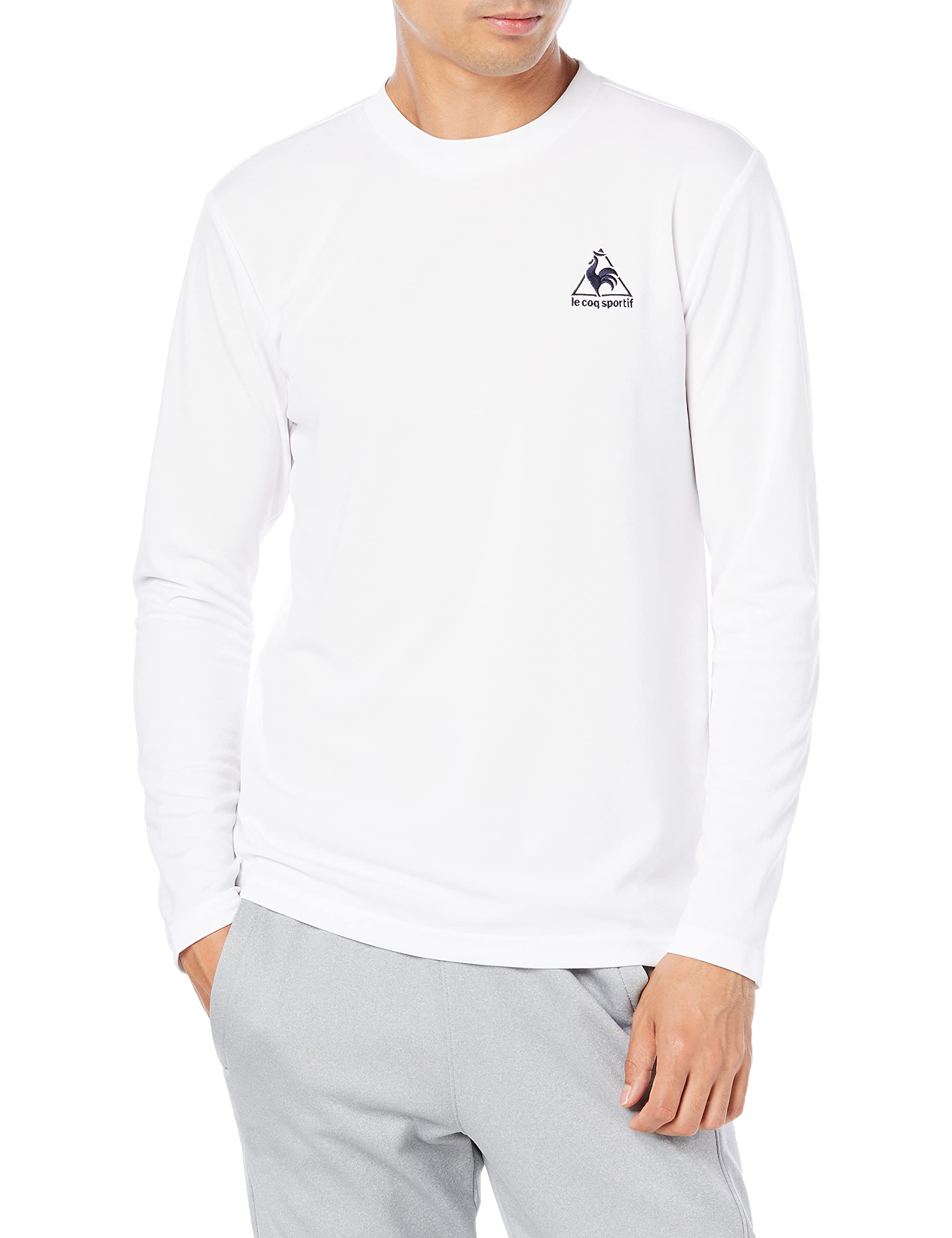 

Coq Long Sleeve Sweat Quick UV UPF15 Japan O to Japanese Size [Le Sportif] Shirt, Training, Running, Men s, Absorbent, Drying, Protection,