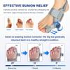 Bunion Corrector Bunion Straightener Unisex Big Toe Straightener Hallux Valgus Orthosis Corrector Adjustable Pedicure Care Tool