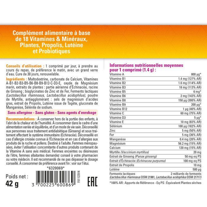 INELDEA Vitamin'22 Senior Tablets Box of 30