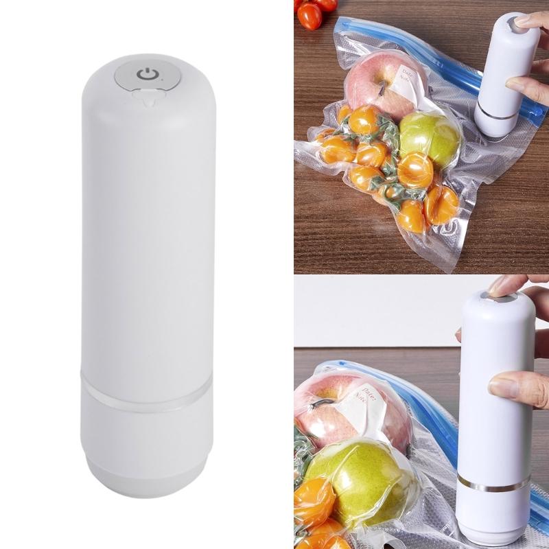 Handheld Vacuum Sealer for Food Preservation Storage Portable Vacuum Sealer Reusable Vacuum Sealer for Kitchens