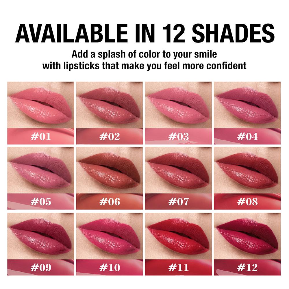 Twelve-color Matte Liquid Lipstick Velvet Waterproof 6-pack Lipstick Set Suitable for Gift Gifts