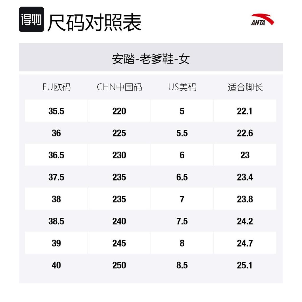 Anta Life Collection Cushioning Slip Resistant Breathable Low top Chunky Sneakers Women's Papyrus White 122538814-6