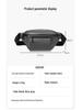 Men's Business Casual Crossbody and Waist Bag for Cycling