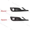 For Peugeot 508 2015 2016 2017 Car Front Fog Light Frame Grille Fog Light Cover Round/Square Fog Lamp Bezel Car Accessories