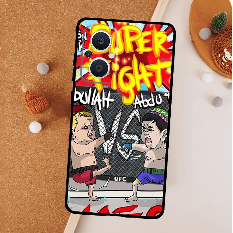 

Funny Hasbulla Fighting Meme Phone Case For OPPO Reno 11 F 13 12 F 8T 7 8 10 Pro OPPO Find X8 X6 Pro X3 X5 Lite Cover OPPO Reno8 T 4G