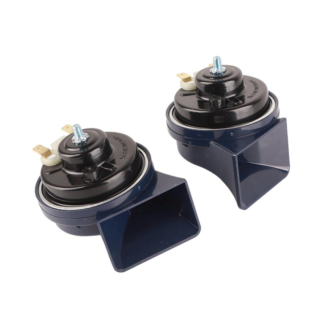 2pcs DC 12V 105dB Two Tone Motorcycle Car Snail Speaker Horn Waterproof Dustproof