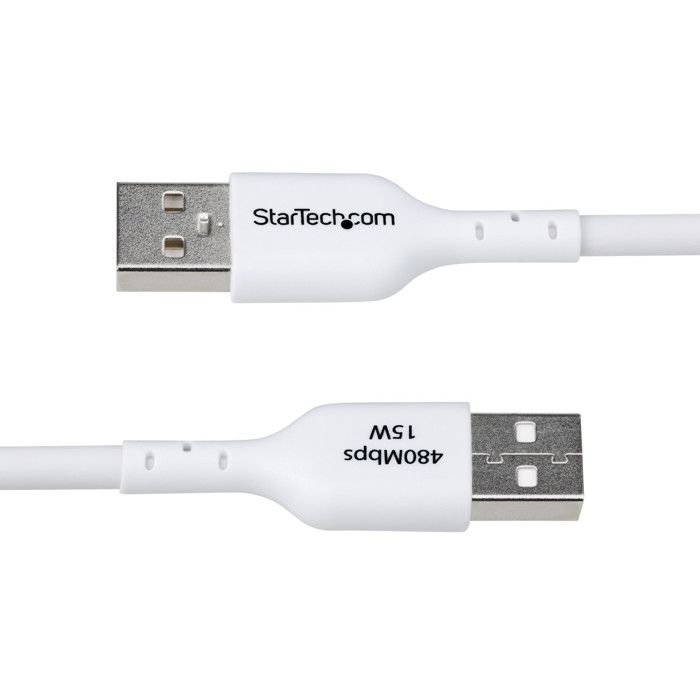 Câble USB - STARTECH - USB-A à USB-C - 3 m - Charge rapide 3A - Blanc
