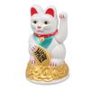 Glückskatze Ornament Winkende Plastik Elektrische Katze Skulptur für Heimdekoration Geschenk 4,5 Zoll