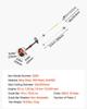 Gas Pole Saw, 33CC 2 Stroke Gas Powered Pole Saws with 35.6 Cm Cutting Bar, Cordless Tree Trimmer with 850ml Fuel Tank, 2.2 To 2.94 M Extendable,