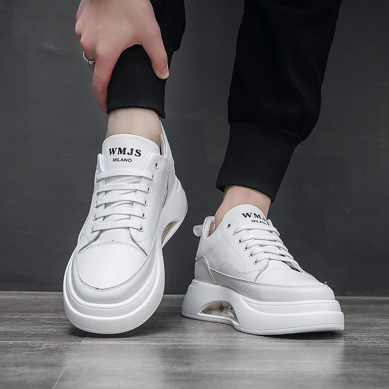 Trendy men's shoes, new boys niche board shoes, trendy air cushion little white shoes, simple and versatile, Douyin has the same style in stock.