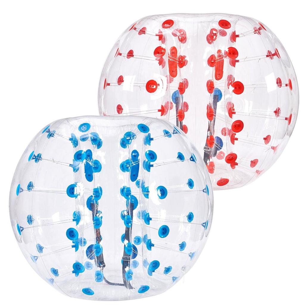 Inflatable Bumper Balls 2-Pack, 5FT/1.5M Body Sumo Zorb Balls for Teen & Adult, 0.8mm Thick PVC Human Hamster Bubble Balls for Outdoor Team Gaming