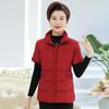 Fashionable and Warm Women's Vest for Fall/Winter with Cotton Padded Shoulder Pieces and Down Silk Lining