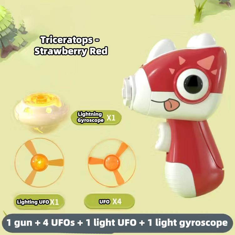 Light-Emitting Bamboo Fly Toy, Flying Top, Children'S Flying Disc Toy, Flying Toy Gun, Christmas Gift