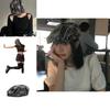 Elegant Spring And All-season Floral Embroidered Black Beret Hat