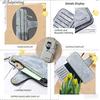 The black stripe cat pattern women's long wallet, multi-function portable snap wallet, is the perfect birthday gift for cat lovers.