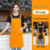 Custom Logo Waterproof Oil-Proof Apron with Adjustable Strap for Winery, Gift, or Catering Use