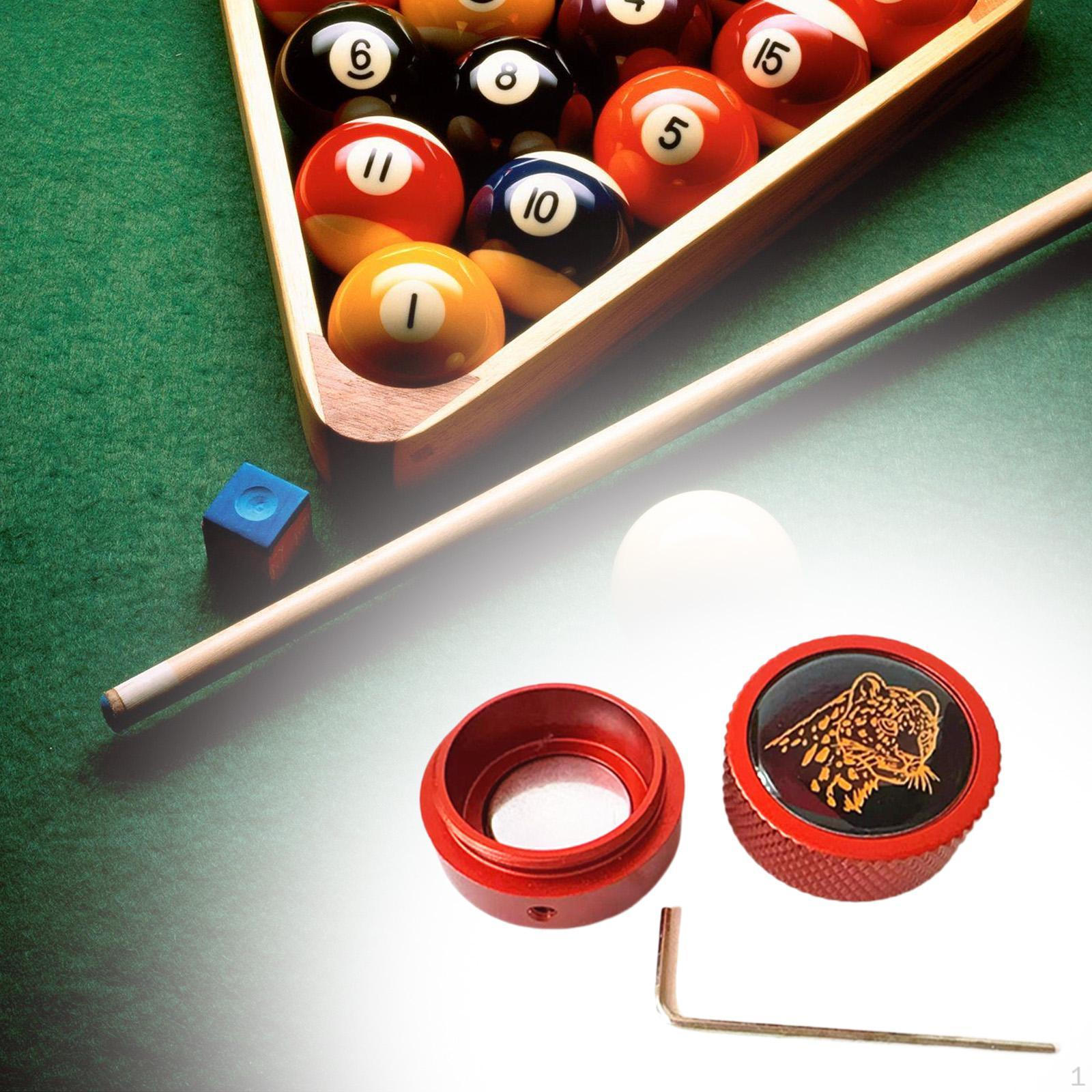 

Чехол для переноски бильярдных мелков для игровых принадлежностей красный