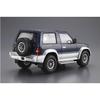 AOSHIMA The Model Car No.103 1/24 Mitsubishi V24WG Pajero Metal Top Wide XR-II '91 Plastic Model
