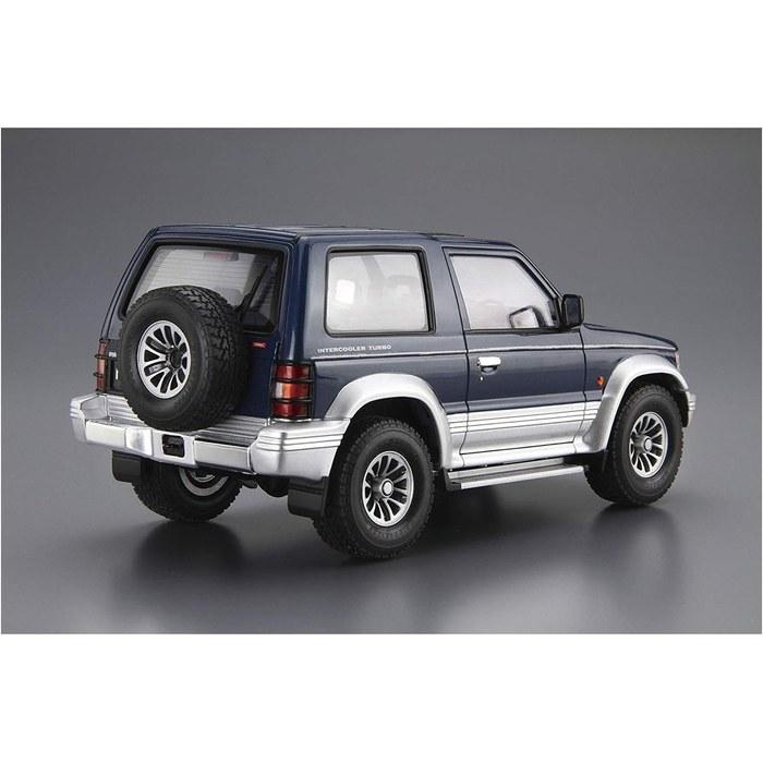 AOSHIMA The Model Car No.103 1/24 Mitsubishi V24WG Pajero Metal Top Wide XR-II '91 Plastic Model
