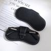 Sac à lunettes en cuir souple portable ins étui à lunettes lunettes de soleil de compression pour hommes et femmes sac de rangement pour lunettes de myopie housse de protection