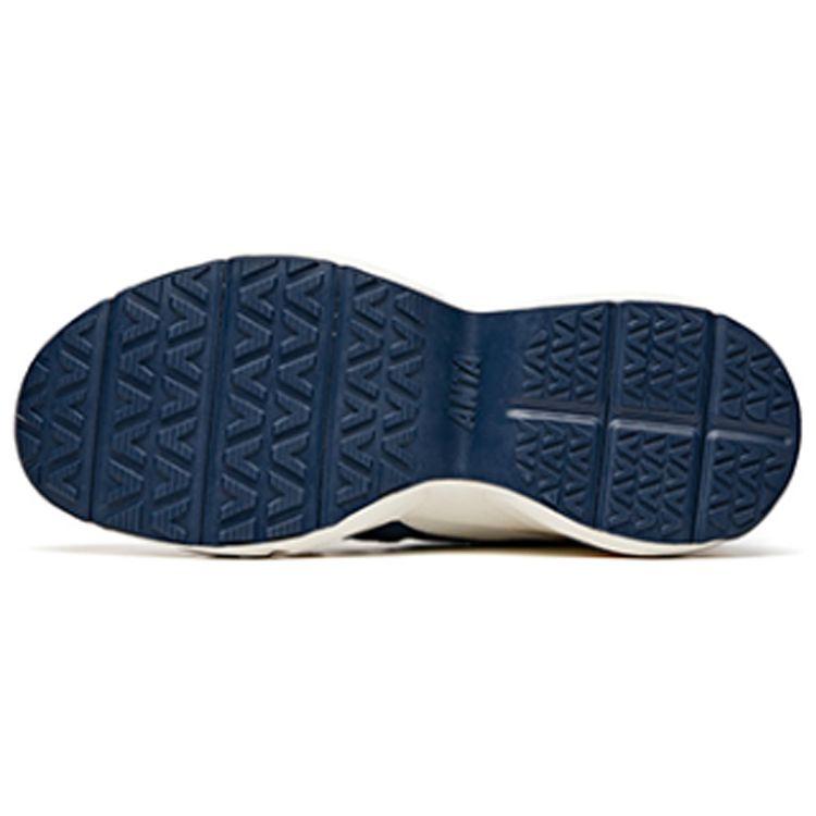 Anta Training Series Non-Slip Shock Absorption Low-Top Training Shoes Men Sneakers White Blue 112037766R-4