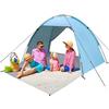 Beach Person 190T Silver 210D Waterproof Sun Easy for Blossom Includes 8 4 and Storage Bag Tent, 2-3 Sunshade, Finish, UPF50+, PU2000mm, Protection,
