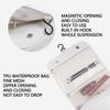 Foldable Hanging Toiletry Bag Portable Bathroom Storage Bag Travel Wash Bag  Dry&Wet Separation