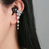 Butterfly Crystal Chain Design Ear Clip Accessory For Freeclip 1 2 Featuring Shining Zircons And Comfort Fit
