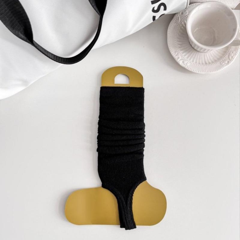 

Белые носки-следки для женщин на весну и лето, тонкие гольфы балетного типа для похудения, длинные гольфы для йоги с махровой подошвой 1 pair чёрный