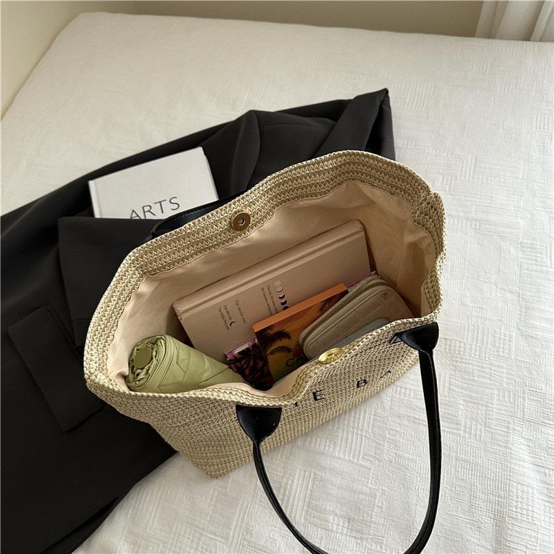 2025 Damen Vielseitige Strand-Schultertasche mit großem Fassungsvermögen